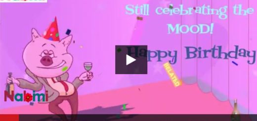 Happy Belated Birthday Animation