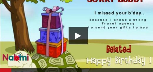 Sorry Friend for Belated Birthday Wishes